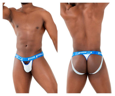 Mens Peek - a - boo Jockstrap PPU 2313 - PPU_2313_White_S - 2
