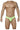 Thong - Mens Peek a Boo Thongs CandyMan 99315 - S - Green - CandyMan_99315_Green_S - CandyMan - 2