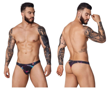 Thong - Mens PIK Nucleus Thongs Pikante 1077 - S - Black - Pikante_1077_Black_S - Pikante - 2