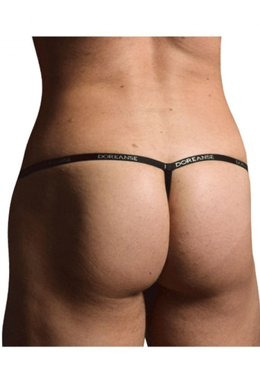 Thong - Mens Ribbed Modal T - thong Doreanse 1330 - BLK - S - Black - Doreanse_1330 - BLK_Black_S - Doreanse - 3