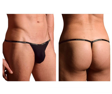 Mens Ribbed Modal T - thong Doreanse 1330 - BLK - Doreanse_1330 - BLK_Black_S - 2