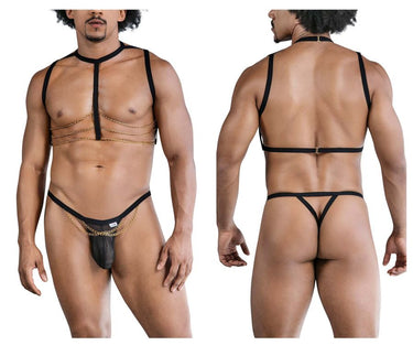 Mens Two Piece Outfit CandyMan 99818 - CandyMan_99818_Black_S/M - 2