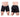 Mens X4D Boxer Briefs ErgoWear - Black - S - X4D_Boxer_Briefs_Black_S - 1