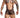 Singlet - MOB Singlet OUT - Lace Black Orange - S - MOB Eroticwear - Malebasics