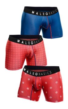 MaleBasics 3-Pack Boxer Brief Prints by