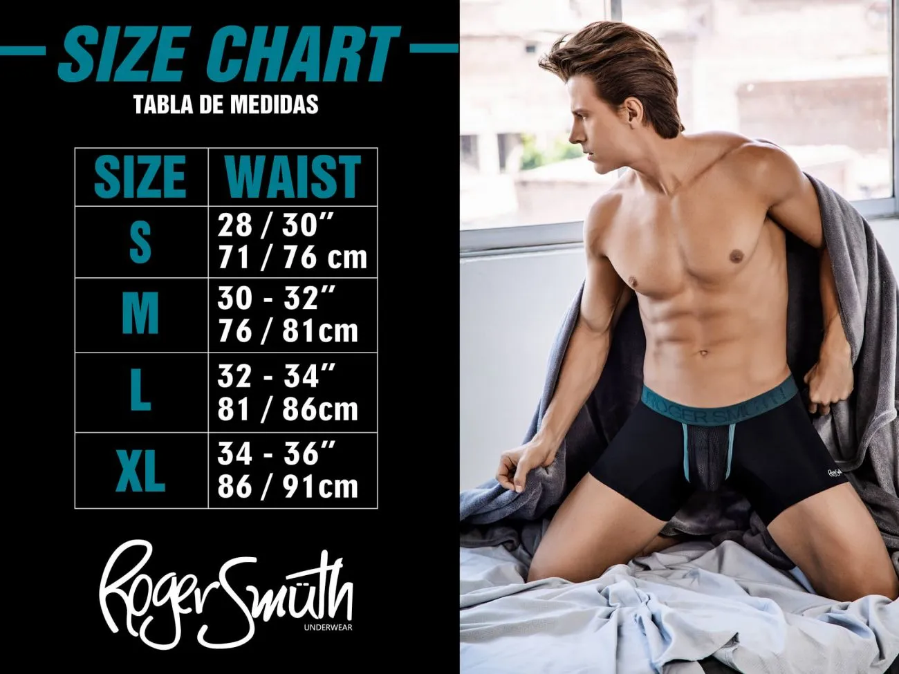Roger Smuth Size Chart
